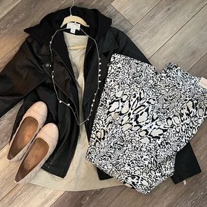 NYDJ Sheri Abstract Jaguar Beige NWT